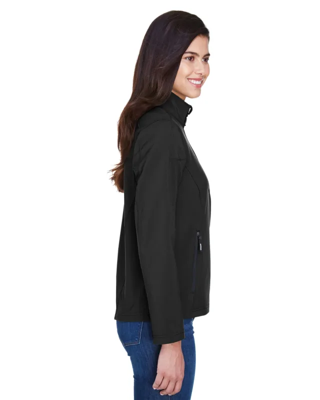CORE365 Ladies' Cruise Two-Layer Fleece Bonded Soft Shell Jacket — view 14