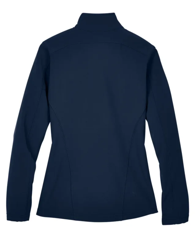 CORE365 Ladies' Cruise Two-Layer Fleece Bonded Soft Shell Jacket — view 16