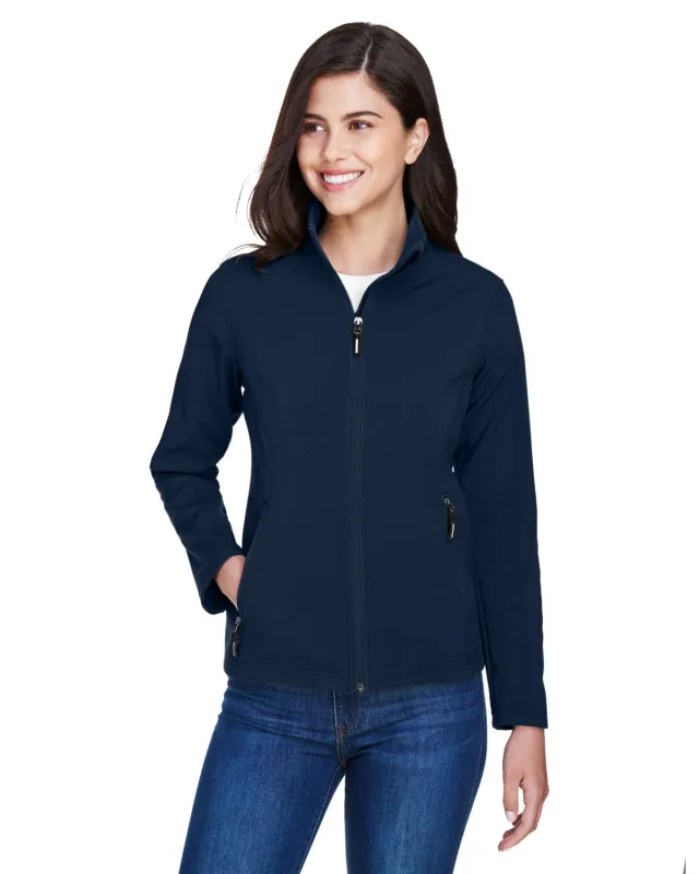 CORE365 Ladies' Cruise Two-Layer Fleece Bonded Soft Shell Jacket — view 18