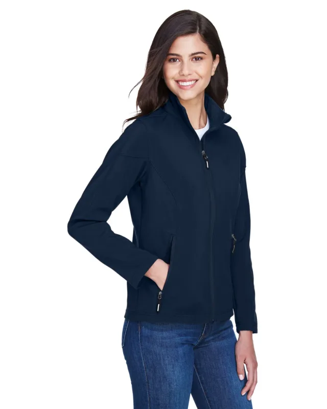 CORE365 Ladies' Cruise Two-Layer Fleece Bonded Soft Shell Jacket — view 20