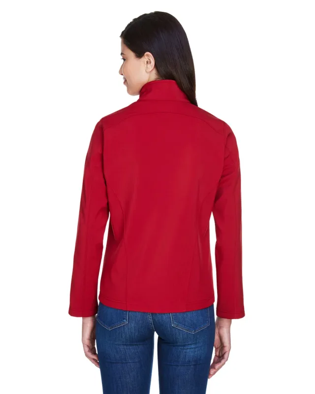 CORE365 Ladies' Cruise Two-Layer Fleece Bonded Soft Shell Jacket — view 22