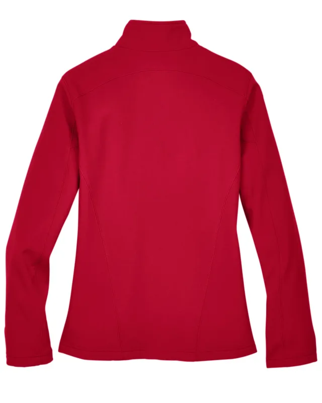 CORE365 Ladies' Cruise Two-Layer Fleece Bonded Soft Shell Jacket — view 23