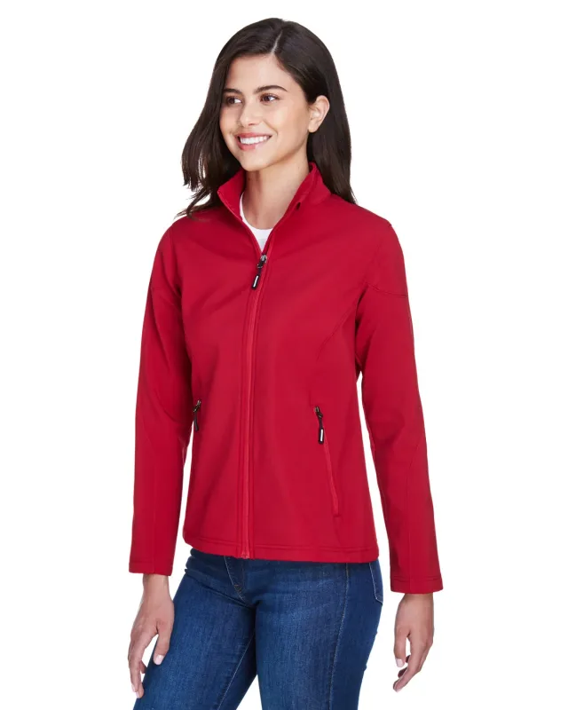 CORE365 Ladies' Cruise Two-Layer Fleece Bonded Soft Shell Jacket — view 27