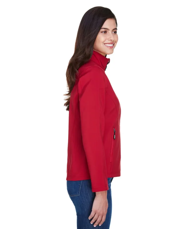 CORE365 Ladies' Cruise Two-Layer Fleece Bonded Soft Shell Jacket — view 28
