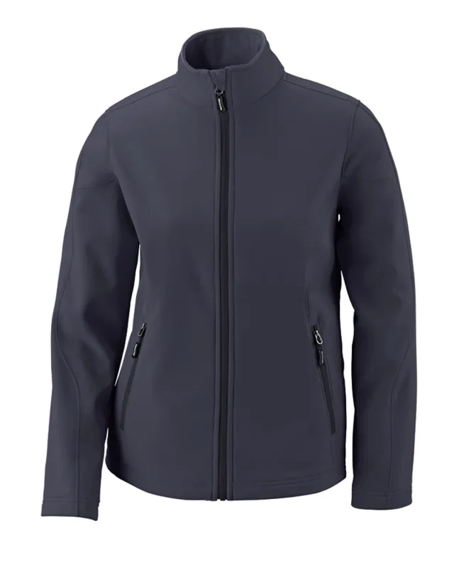 CORE365 Ladies' Cruise Two-Layer Fleece Bonded Soft Shell Jacket — view 5