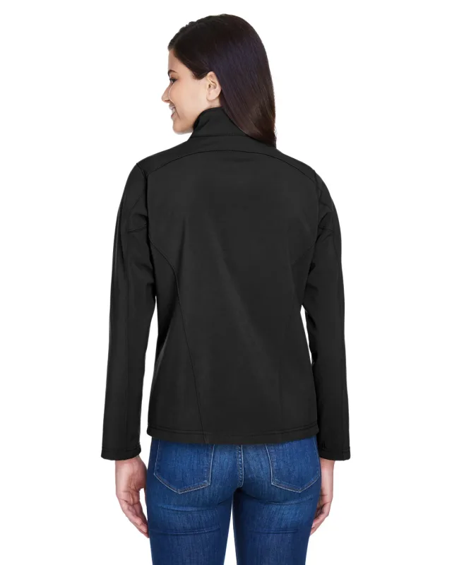 CORE365 Ladies' Cruise Two-Layer Fleece Bonded Soft Shell Jacket — view 8