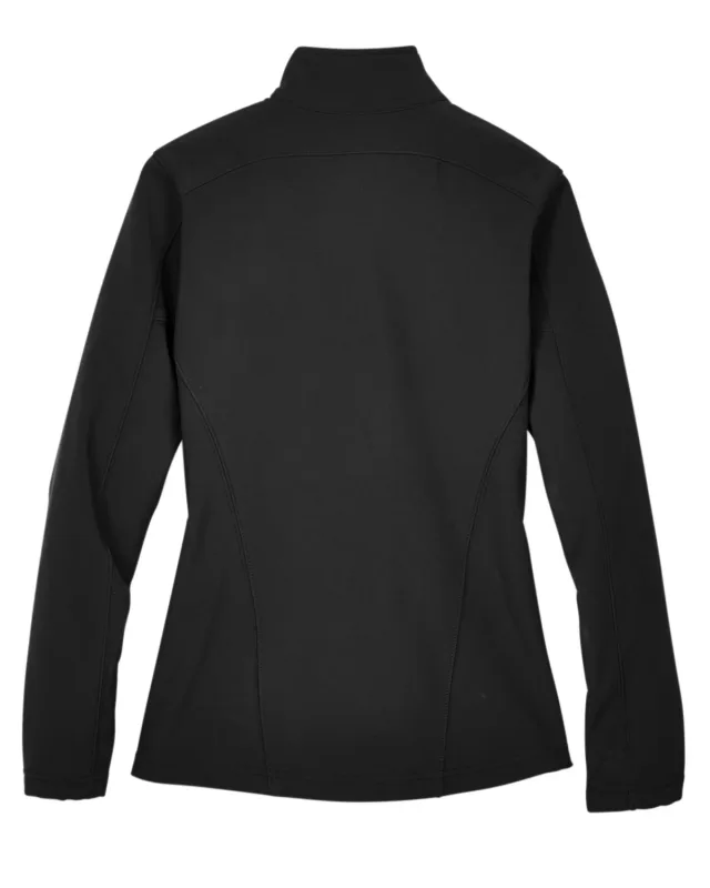 CORE365 Ladies' Cruise Two-Layer Fleece Bonded Soft Shell Jacket — view 9
