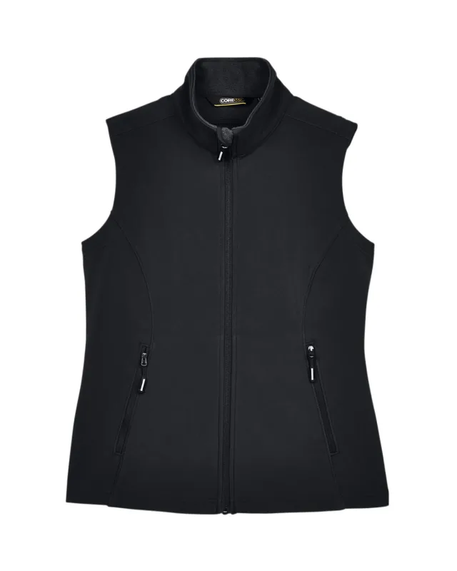 CORE365 Ladies' Cruise Two-Layer Fleece Bonded Soft Shell Vest — view 10