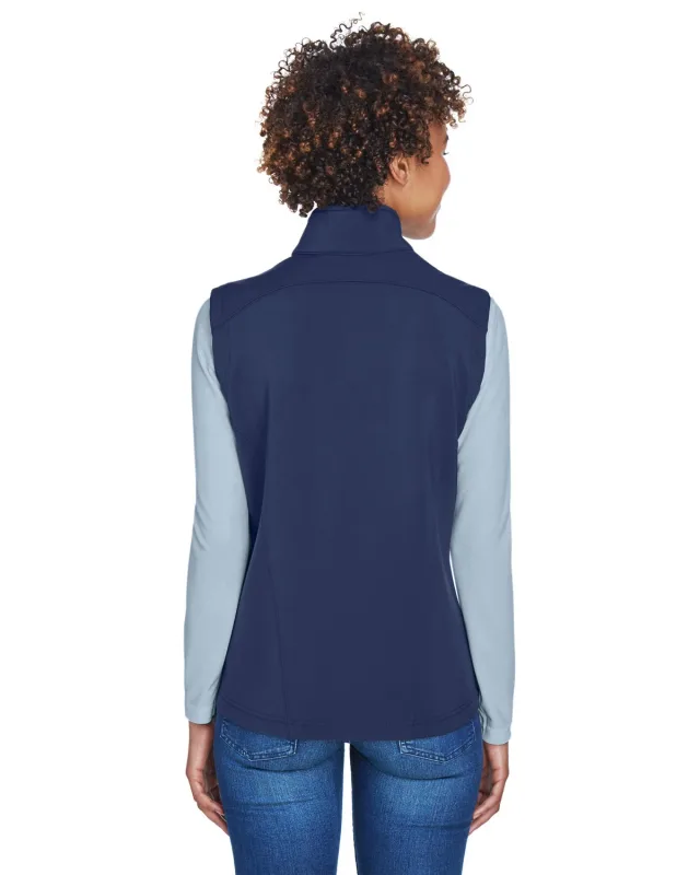 CORE365 Ladies' Cruise Two-Layer Fleece Bonded Soft Shell Vest — view 15
