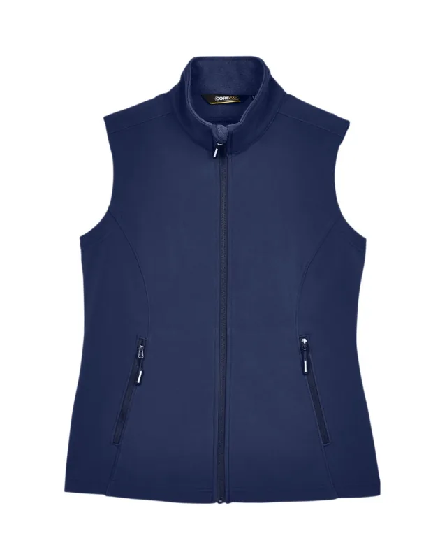 CORE365 Ladies' Cruise Two-Layer Fleece Bonded Soft Shell Vest — view 17