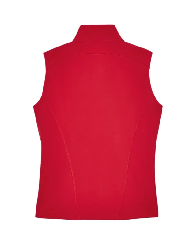 CORE365 Ladies' Cruise Two-Layer Fleece Bonded Soft Shell Vest — view 23