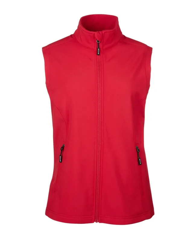 CORE365 Ladies' Cruise Two-Layer Fleece Bonded Soft Shell Vest — view 26