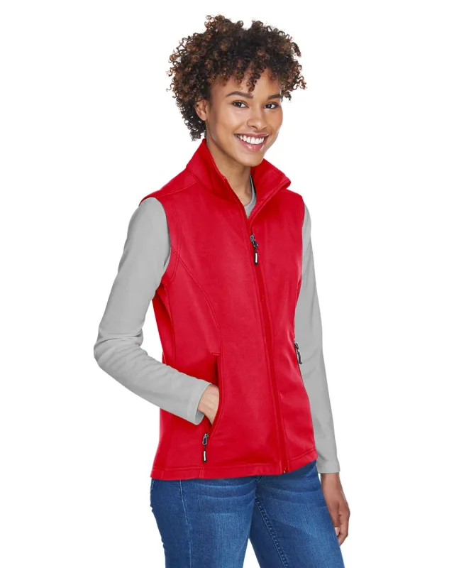 CORE365 Ladies' Cruise Two-Layer Fleece Bonded Soft Shell Vest — view 27