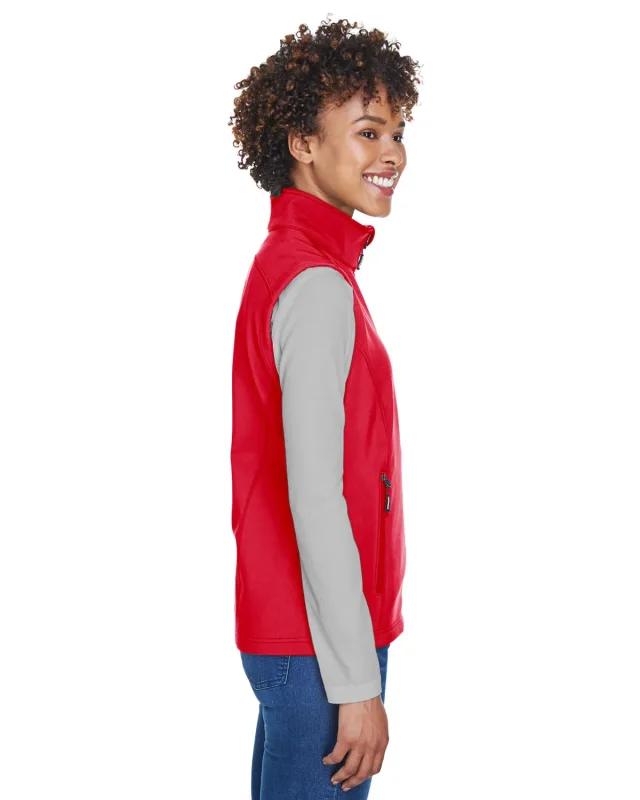 CORE365 Ladies' Cruise Two-Layer Fleece Bonded Soft Shell Vest — view 28