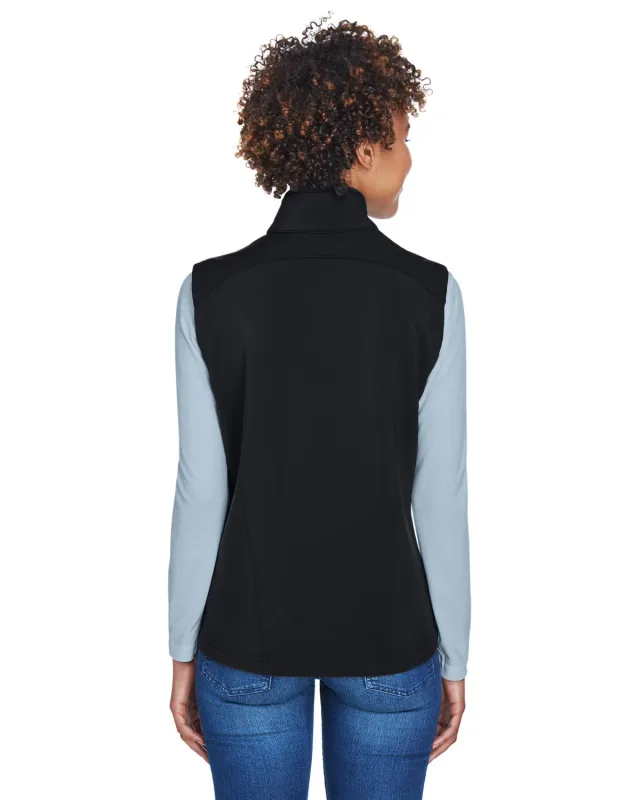 CORE365 Ladies' Cruise Two-Layer Fleece Bonded Soft Shell Vest — view 8