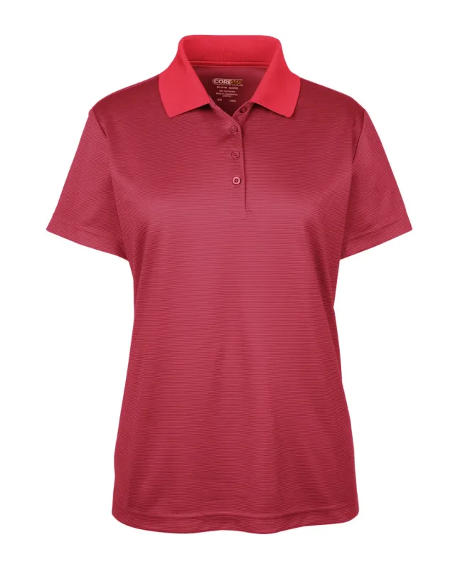 CORE365 Ladies' Express Microstripe Performance Piqué Polo — view 7