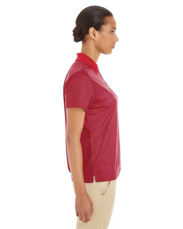 CORE365 Ladies' Express Microstripe Performance Piqué Polo — view 8