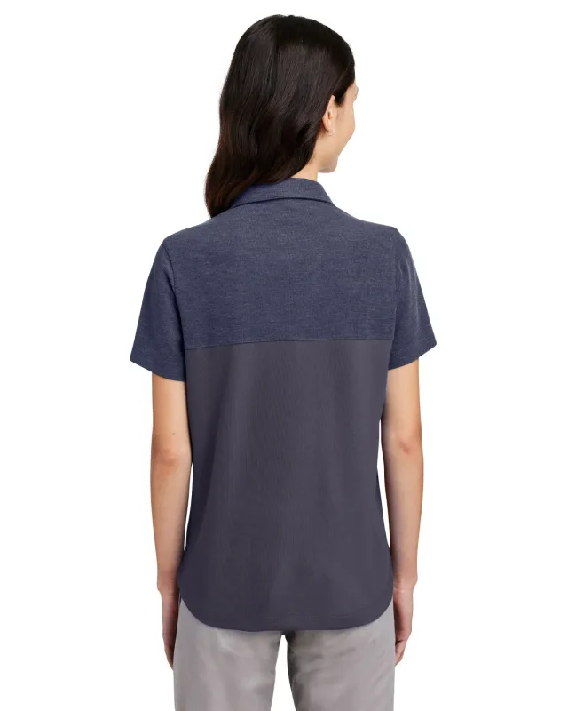 CORE365 Ladies' Fusion ChromaSoft Colorblock Polo — view 11