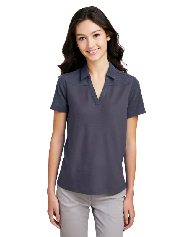 CORE365 Ladies' Fusion ChromaSoft Colorblock Polo — view 14