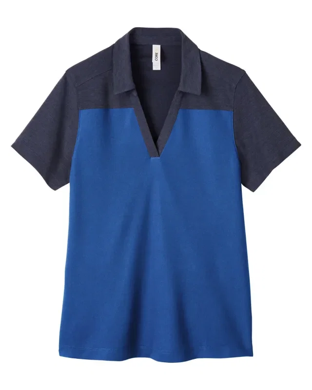 CORE365 Ladies' Fusion ChromaSoft Colorblock Polo — view 23
