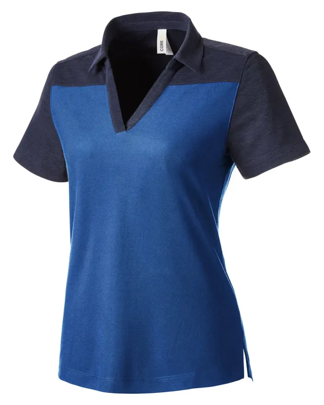 CORE365 Ladies' Fusion ChromaSoft Colorblock Polo — view 26