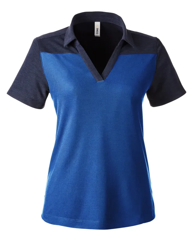 CORE365 Ladies' Fusion ChromaSoft Colorblock Polo — view 28