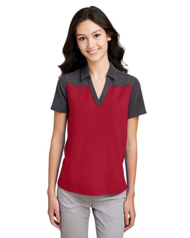 CORE365 Ladies' Fusion ChromaSoft Colorblock Polo — view 54