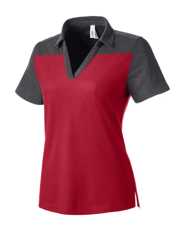 CORE365 Ladies' Fusion ChromaSoft Colorblock Polo — view 56