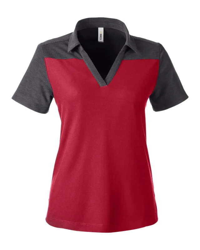CORE365 Ladies' Fusion ChromaSoft Colorblock Polo — view 58