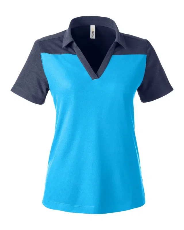 CORE365 Ladies' Fusion ChromaSoft Colorblock Polo — view 68