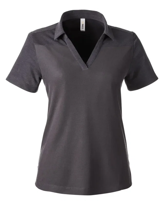 CORE365 Ladies' Fusion ChromaSoft Colorblock Polo — view 8