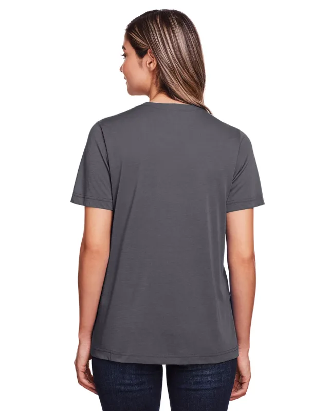 CORE365 Ladies' Fusion ChromaSoft Performance T-Shirt — view 13