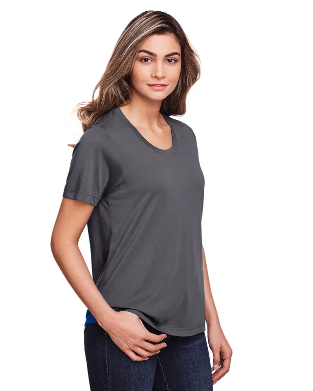 CORE365 Ladies' Fusion ChromaSoft Performance T-Shirt — view 17