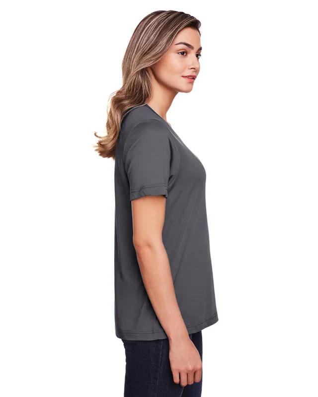 CORE365 Ladies' Fusion ChromaSoft Performance T-Shirt — view 18