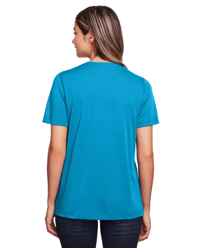 CORE365 Ladies' Fusion ChromaSoft Performance T-Shirt — view 25