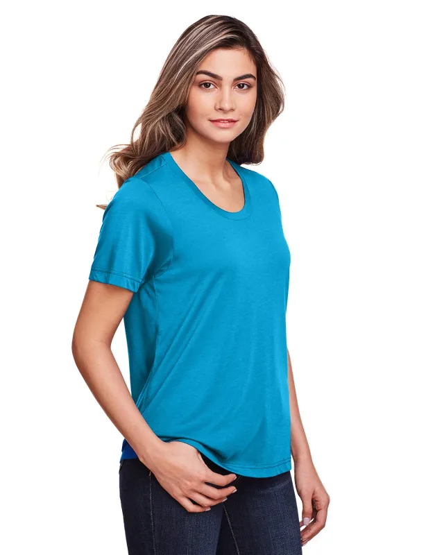 CORE365 Ladies' Fusion ChromaSoft Performance T-Shirt — view 29