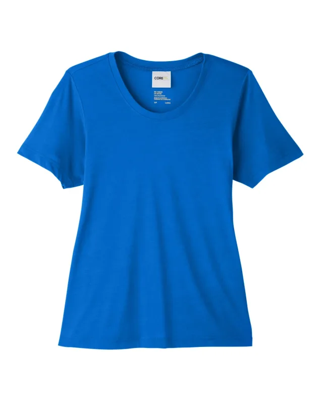 CORE365 Ladies' Fusion ChromaSoft Performance T-Shirt — view 3