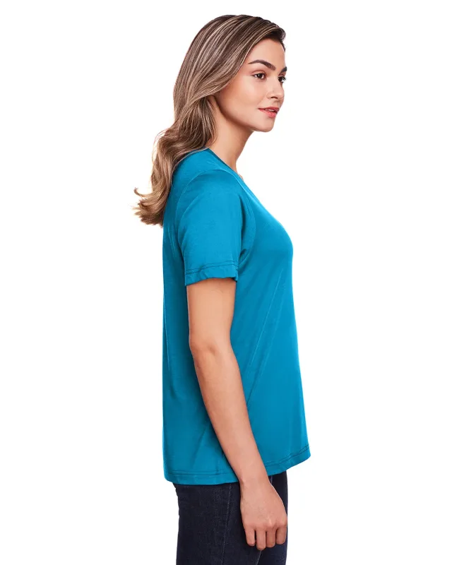 CORE365 Ladies' Fusion ChromaSoft Performance T-Shirt — view 30
