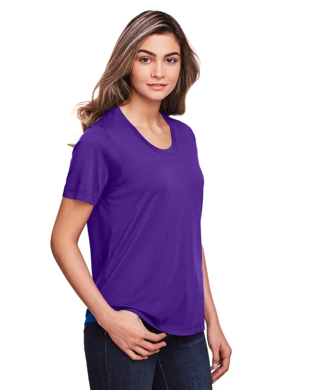 CORE365 Ladies' Fusion ChromaSoft Performance T-Shirt — view 59