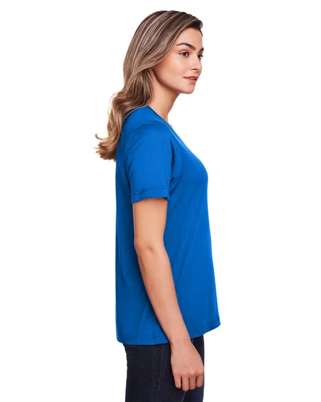 CORE365 Ladies' Fusion ChromaSoft Performance T-Shirt — view 6