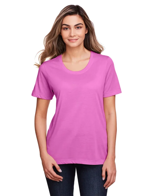 CORE365 Ladies' Fusion ChromaSoft Performance T-Shirt — view 64