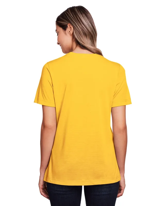 CORE365 Ladies' Fusion ChromaSoft Performance T-Shirt — view 7