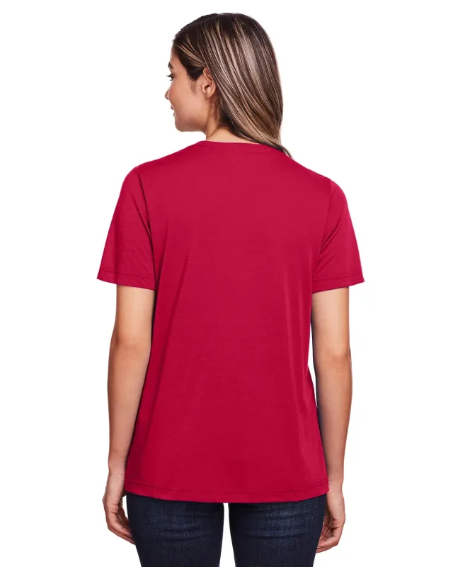 CORE365 Ladies' Fusion ChromaSoft Performance T-Shirt — view 73