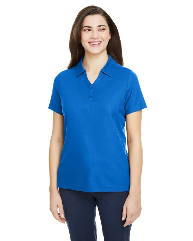 CORE365 Ladies' Fusion ChromaSoft Pique Polo — view 4