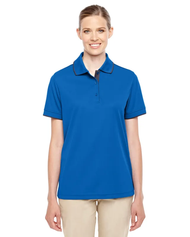 CORE365 Ladies' Motive Performance Piqué Polo with Tipped Collar — view 2