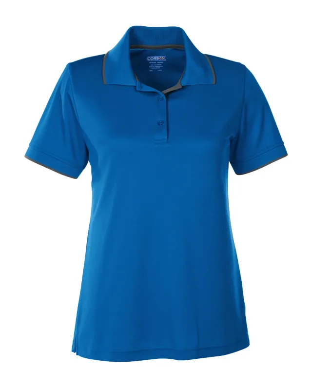 CORE365 Ladies' Motive Performance Piqué Polo with Tipped Collar — view 3