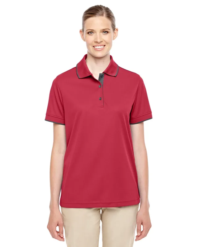 CORE365 Ladies' Motive Performance Piqué Polo with Tipped Collar — view 6