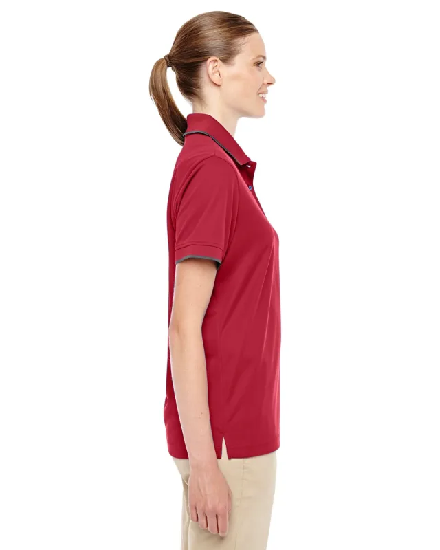 CORE365 Ladies' Motive Performance Piqué Polo with Tipped Collar — view 8