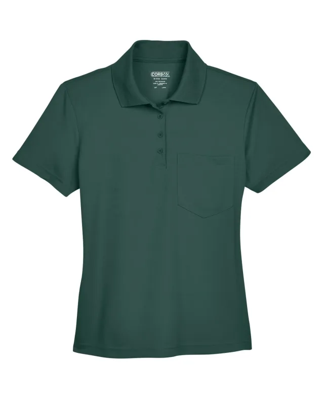 CORE365 Ladies' Origin Performance Piqué Polo with Pocket — view 24
