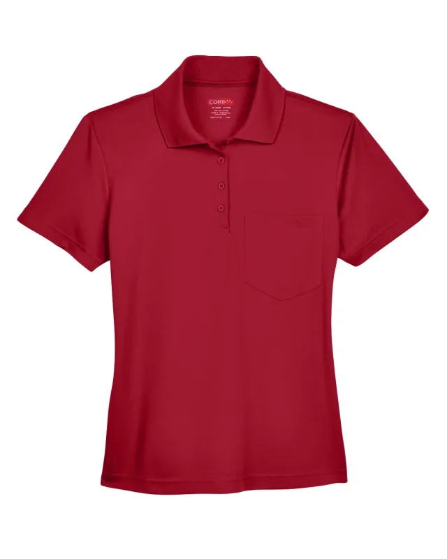 CORE365 Ladies' Origin Performance Piqué Polo with Pocket — view 57